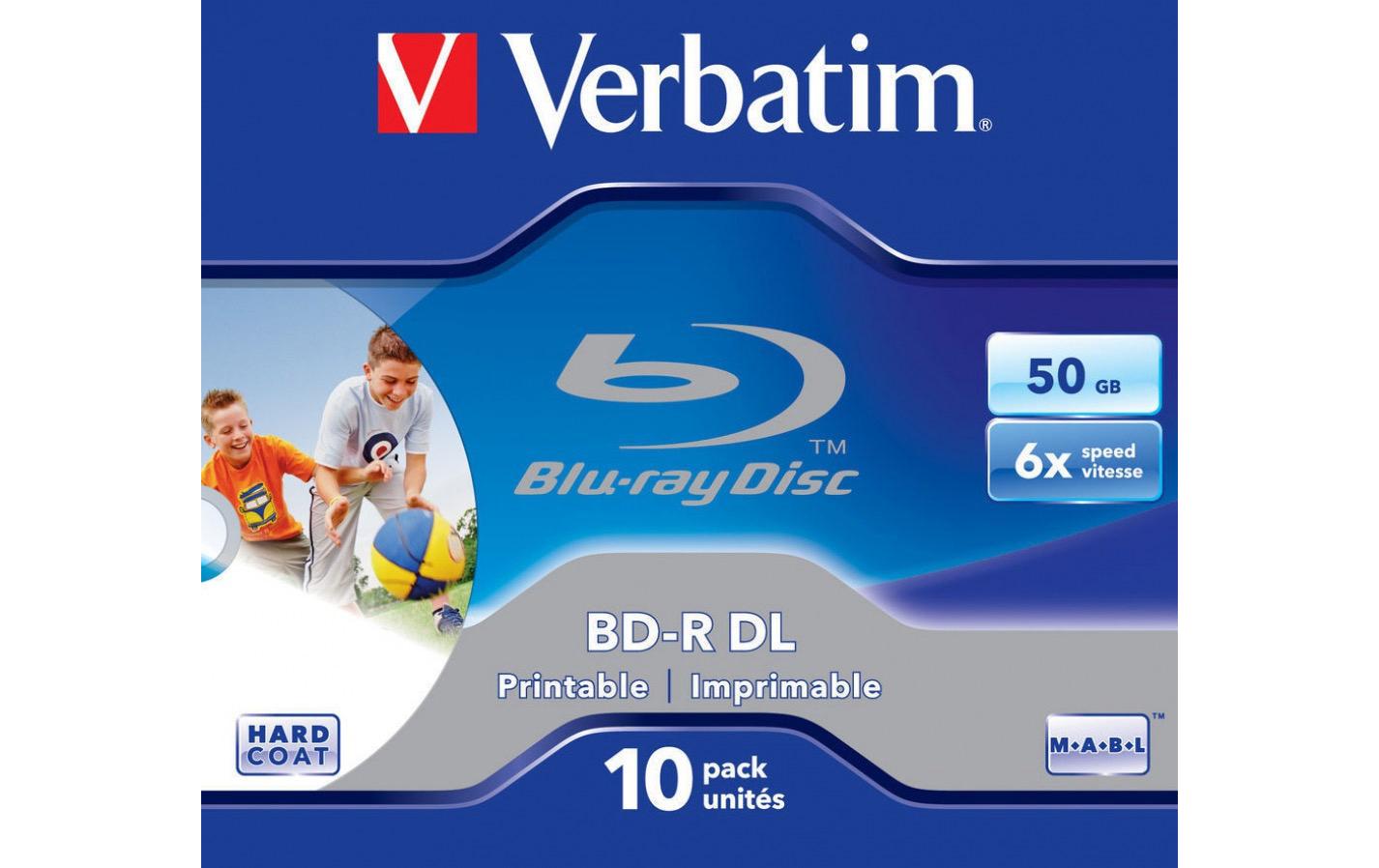 Verbatim BD-R 50 GB 6× Jewelcase – 10 Stück