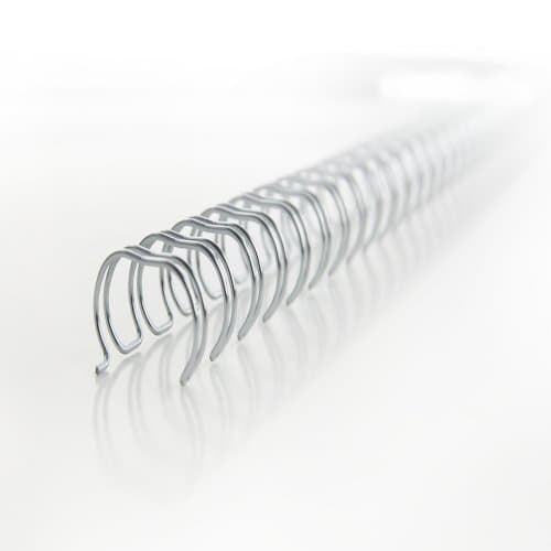 GBC Bindedisc-Ringe – für A4 – Ø 12,5 mm, weiss, Draht – 100 Stk.