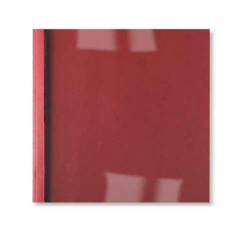GBC Thermobindemappe – rot, Klarsichtfolie/Karton – 100 Stk.