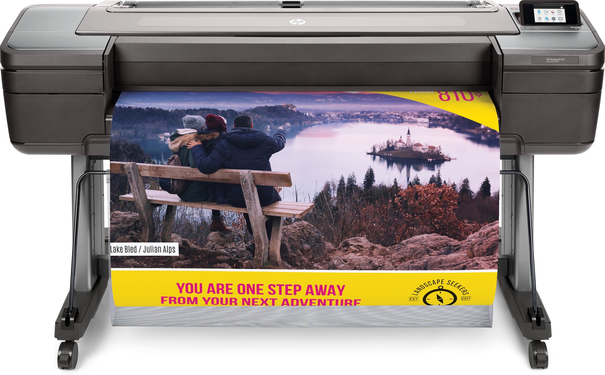 HP DesignJet Z6 – Grossformat-Plotter, 44" (1'118 mm), A0, LAN, Wi‑Fi Direct, PostScript