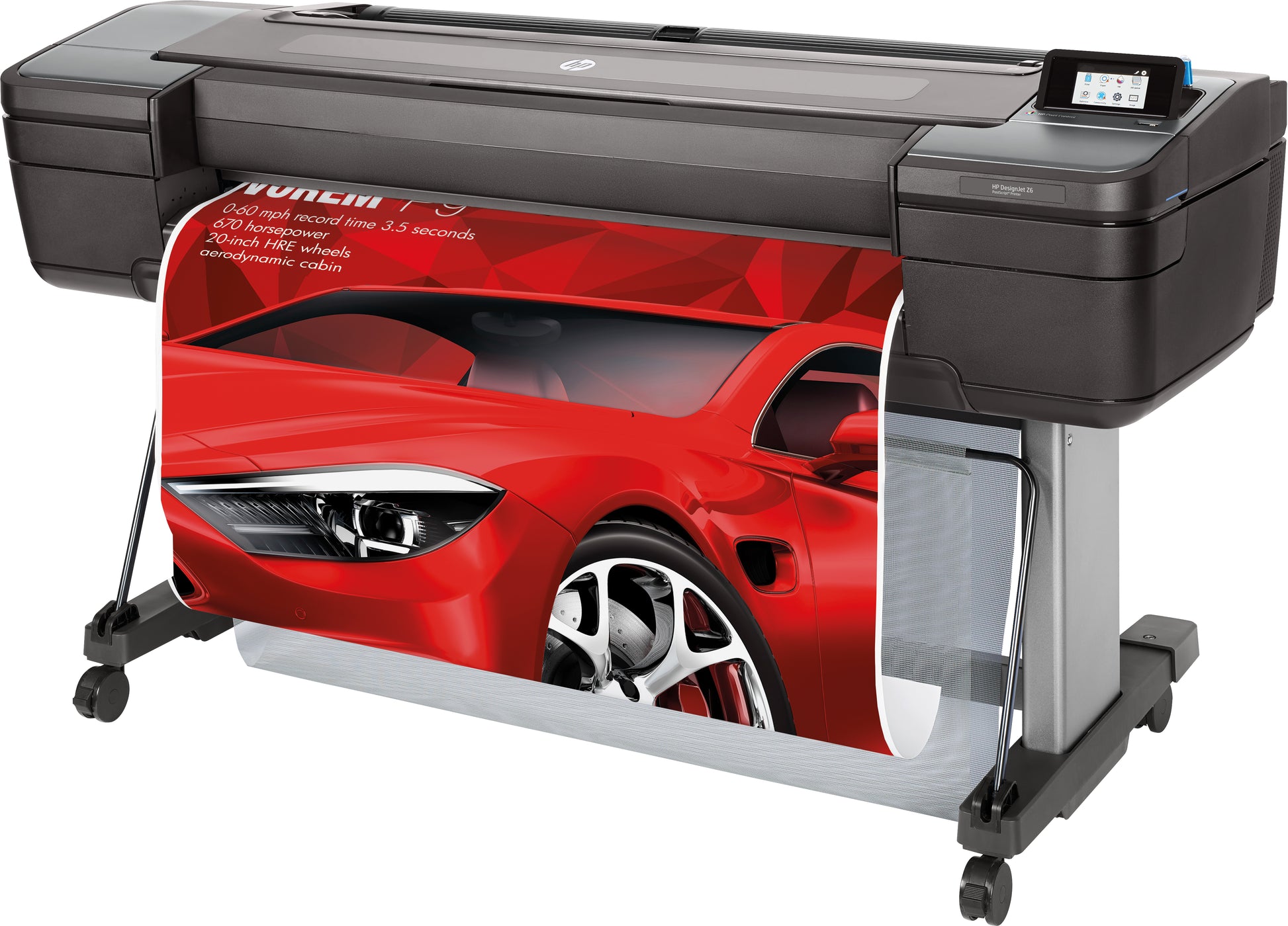 HP DesignJet Z6 – Grossformat-Plotter, 44" (1'118 mm), A0, LAN, Wi‑Fi Direct, PostScript