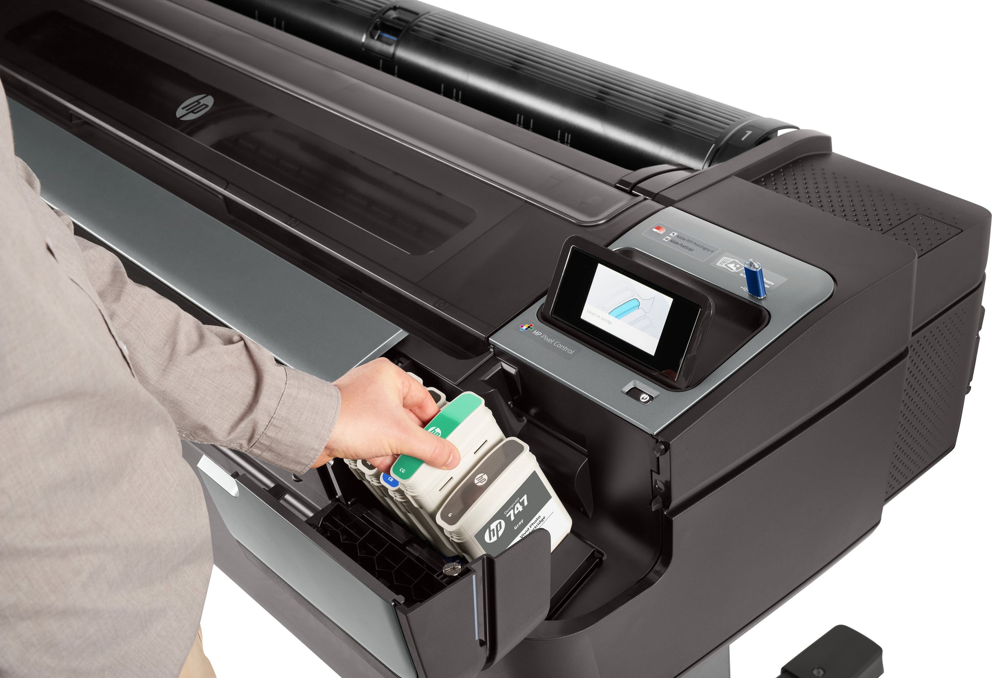 HP DesignJet Z9+ – Grossformat-Plotter, 44" (1'118 mm), A0, LAN, Wi‑Fi Direct, PostScript
