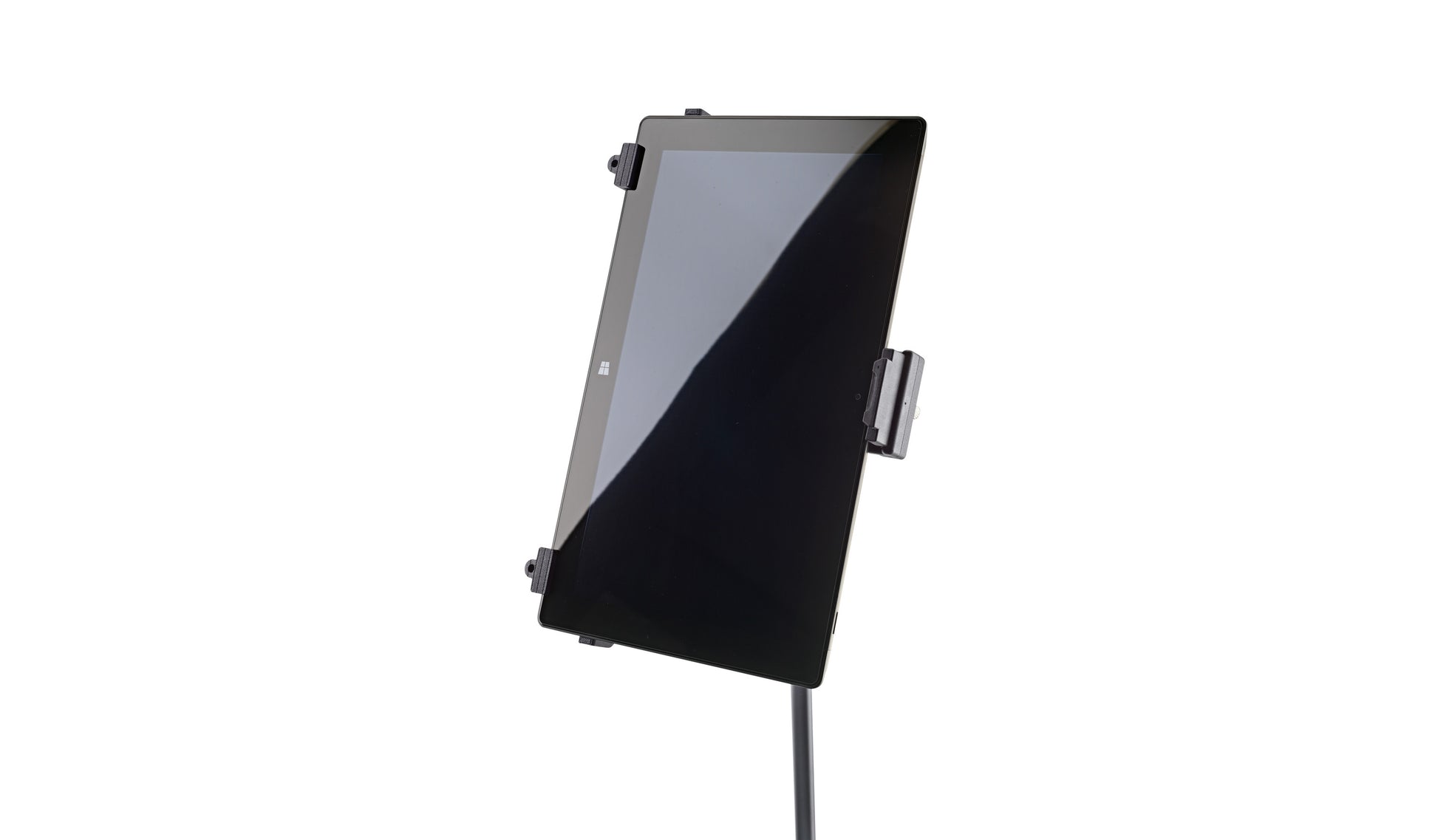 König & Meyer Tablet-Tischhalterung – 10,5–12,9″, höhenverstellbar, drehbar 90° – Schwarz