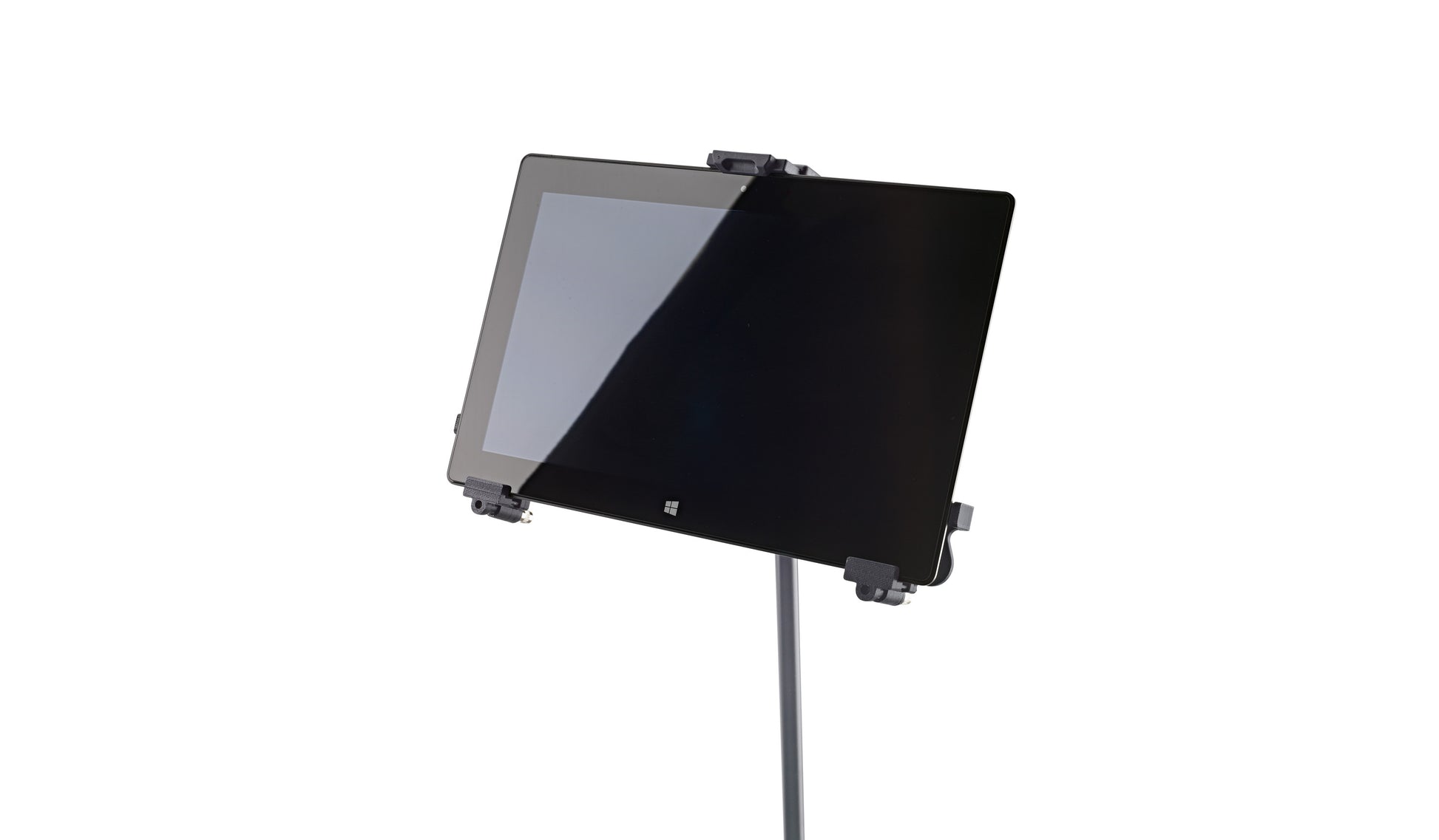 König & Meyer Tablet-Tischhalterung – 10,5–12,9″, höhenverstellbar, drehbar 90° – Schwarz