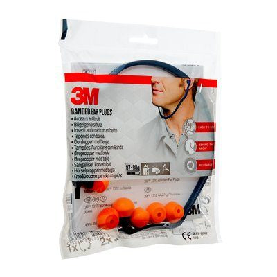 3M In-Ear-Gehörschutz – SNR 27 dB, Kopfbügel, Blau