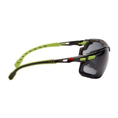 3M Solus Schutzbrille – kratzfest, grau, grün, Kunststoff, CE