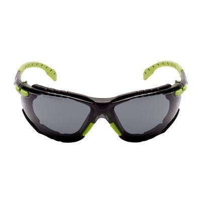 3M Solus Schutzbrille – kratzfest, grau, grün, Kunststoff, CE