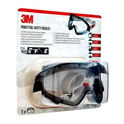 3M Schutzbrille – antibeschlag, kratzfest, für Korrekturbrillen, für Anwendungen mit Elektrowerkzeugen