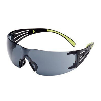 3M Schutzbrille SecureFit SF4000GC1 – grau, kratzfest, schwarz, grün