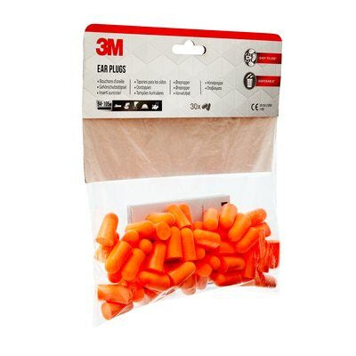 3M 1100C30 Mehrweg-Ohrstöpsel – SNR 37 dB – Gelb