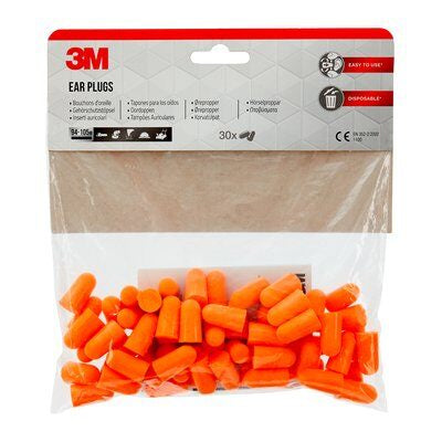 3M 1100C30 Mehrweg-Ohrstöpsel – SNR 37 dB – Gelb
