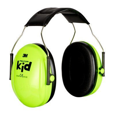 3M Kid Kapselgehörschutz H510AK – SNR 27 dB, Kopfbügel, Grün