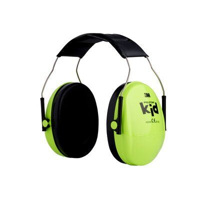 3M Kid Kapselgehörschutz H510AK – SNR 27 dB, Kopfbügel, Grün