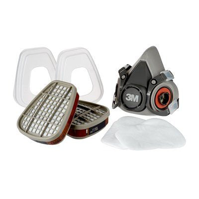 3M Atemschutzmaske A2/P3 6002PRO – M – grau – 1 Stk.