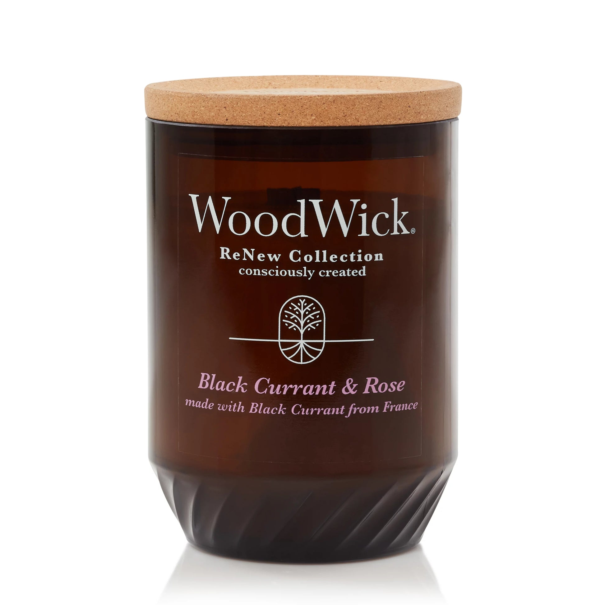 WoodWick Duftkerze – Schwarze Johannisbeere & Rose – Ø 8,9 × 13 cm