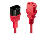Lindy Netzkabel, 1 m, Rot