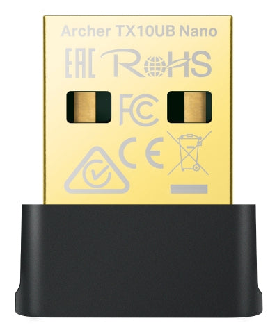TP-Link Archer TX10UB Nano – USB-Adapter (Wi-Fi 6 (802.11ax), Dual-Band) – 600 Mbit/s, Bluetooth 5.3, USB 2.0