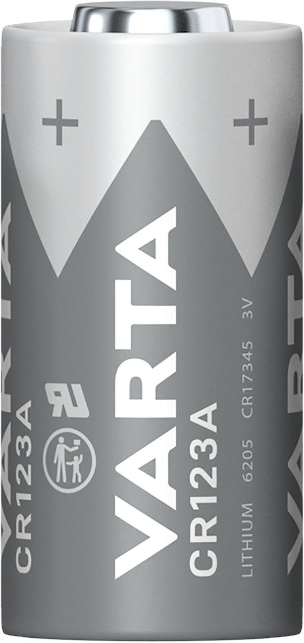 Varta CR123A Batterie, Lithium, 1430 mAh, 3 V – 1 Stk.
