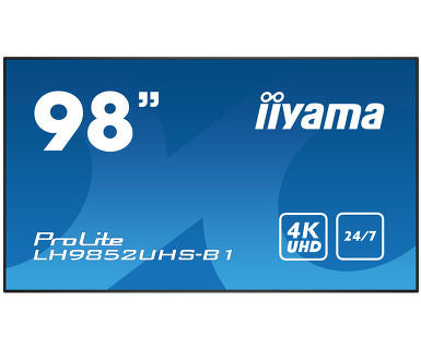 iiyama LH9852UHS-B1 – 98" Public Display LED UHD 4K, 24/7