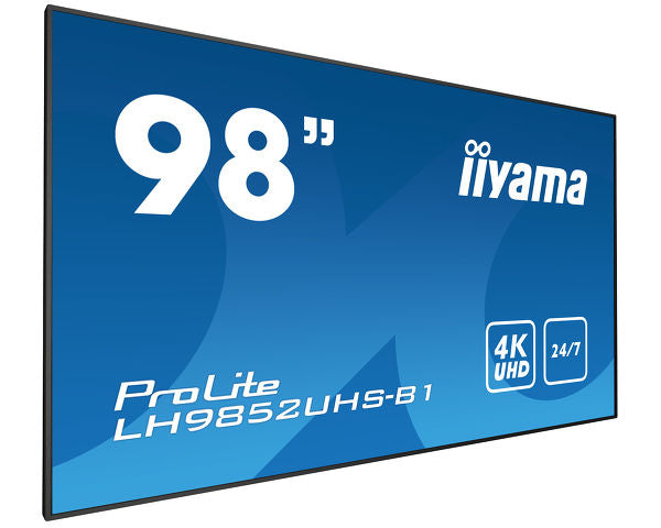 iiyama LH9852UHS-B1 – 98" Public Display LED UHD 4K, 24/7