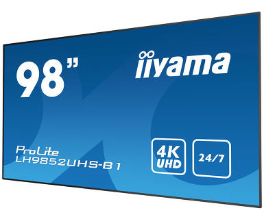 iiyama LH9852UHS-B1 – 98" Public Display LED UHD 4K, 24/7