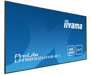 iiyama LH9852UHS-B1 – 98" Public Display LED UHD 4K, 24/7