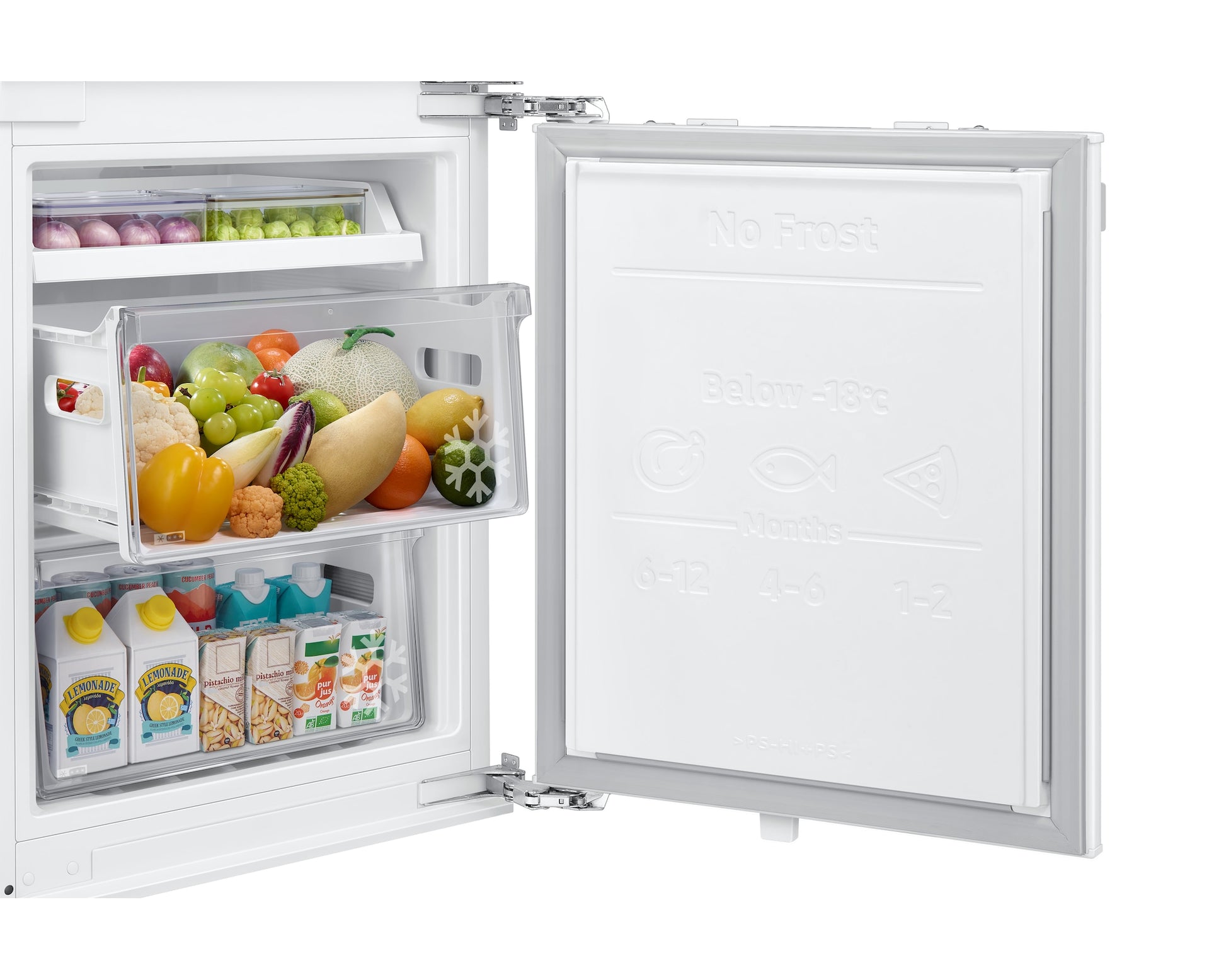 Samsung Kühl-Gefrierkombination BRB6000 – 264 l, 230 V, doppelte Kühlung, Energieeffizienzklasse D