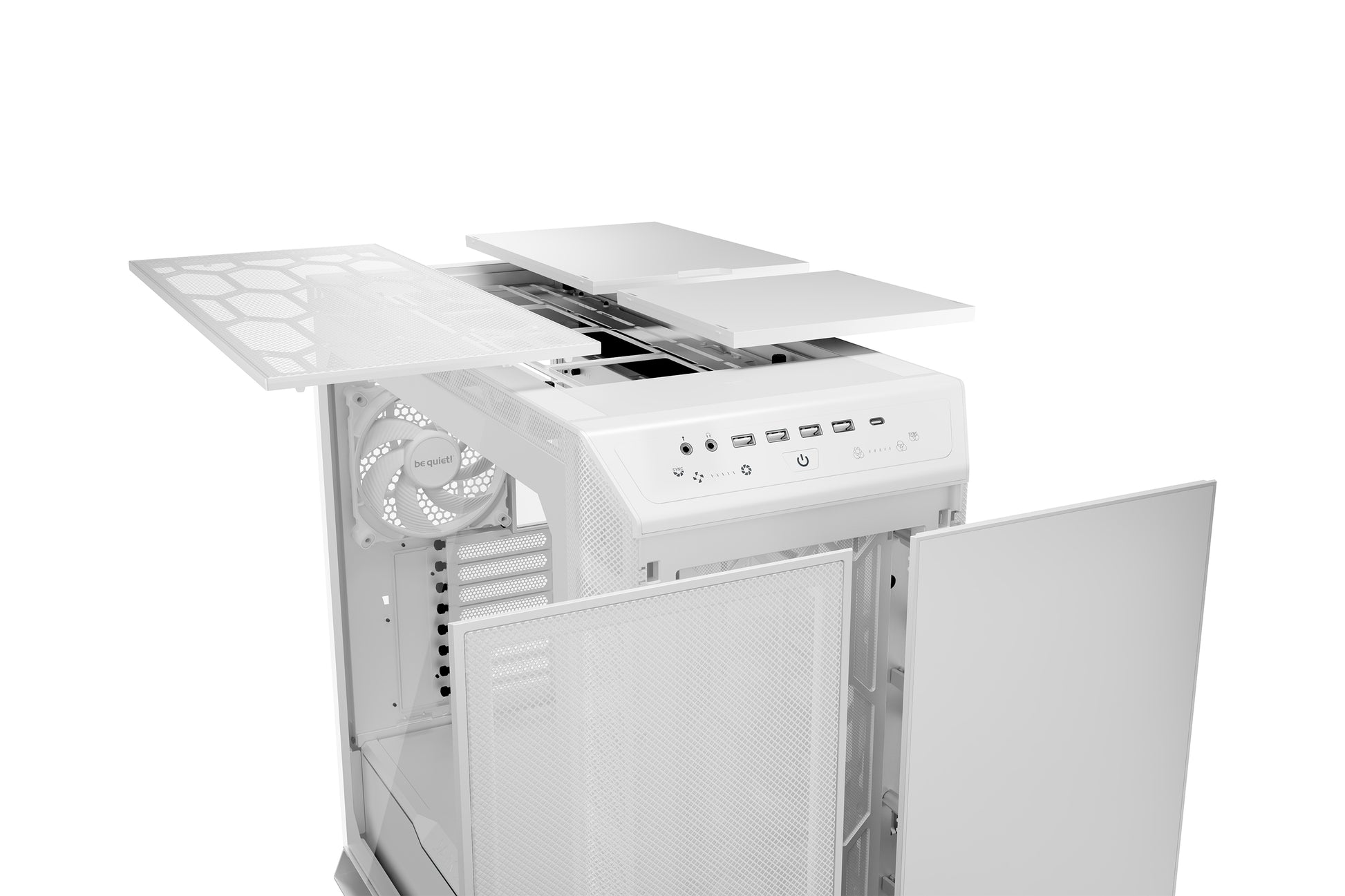 be quiet! be quiet DARK BASE PRO 901 – Tower – Weiss, ATX/EATX/micro-ATX/XL-ATX, Seitenfenster, 8 Slots, 275×604×569 mm