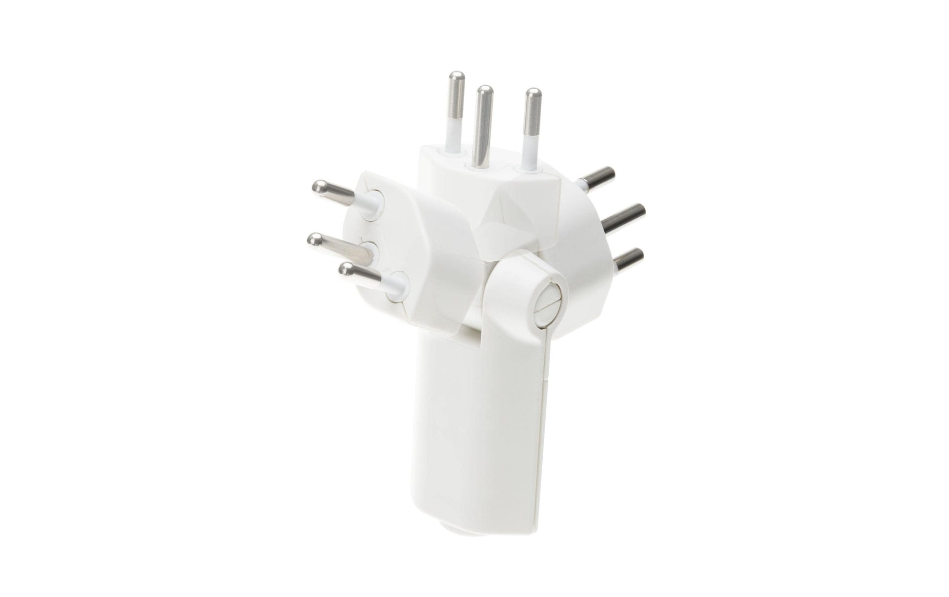 Max Hauri AG Max Hauri Steckdosenleiste, 1×T13, drehbar 130° (Rotationsunterseite 360°), Kinderschutz, 107×43×25 mm – weiss