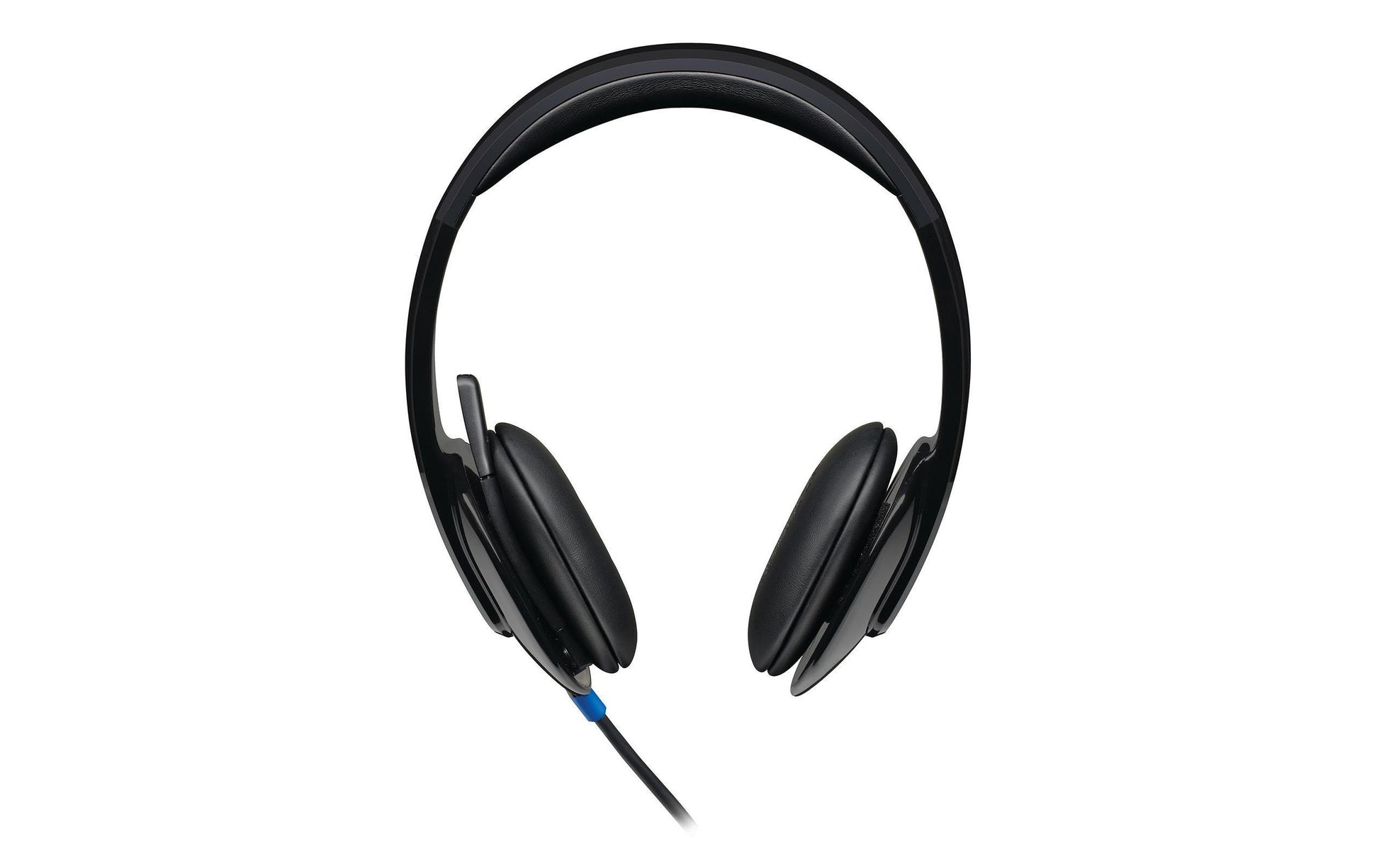 Logitech H540 – Duo Headset – USB‑A, Mikrofon mit Rauschunterdrückung – Schwarz, für Windows/Mac/Chrome