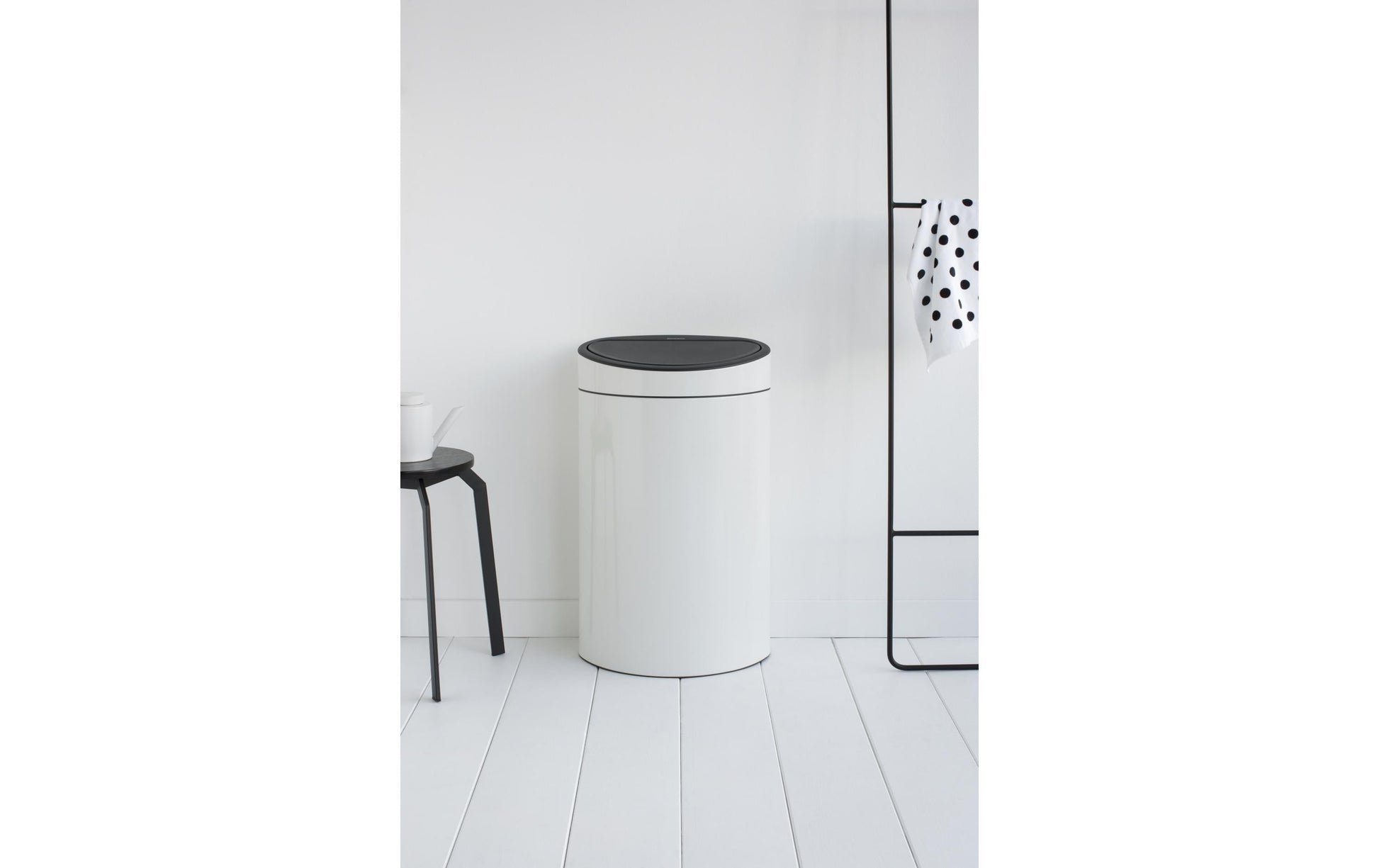 Brabantia Touch Bin New Papierkorb – 40 l – Edelstahl – B × H × T 435 × 727 × 302 mm