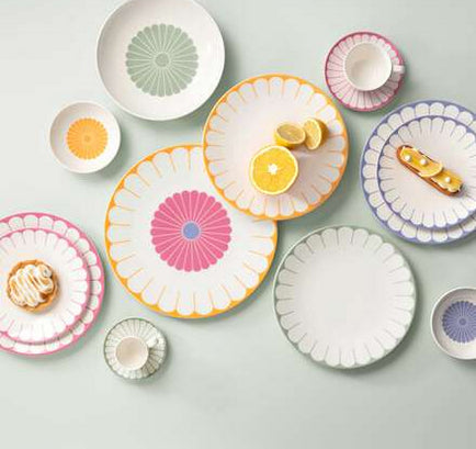 Villeroy & Boch Fleur Speiseteller – Porzellan, Grün, Rund