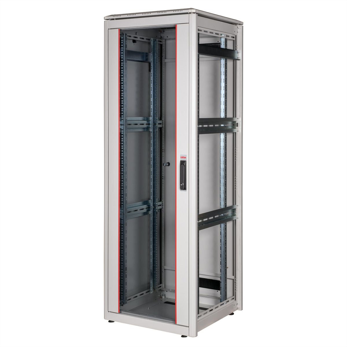 ROLINE Pro 36 HE – 19" Netzwerkschrank 36U, IP20, abschliessbar, 600 × 600 × 1786 mm, lichtgrau, Stahl