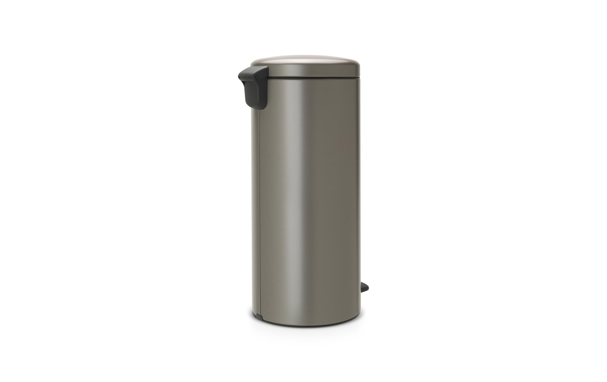 Brabantia NewIcon Papierkorb – 30 l – mit Deckel, Platin – Soft-Close, Geruchsdicht