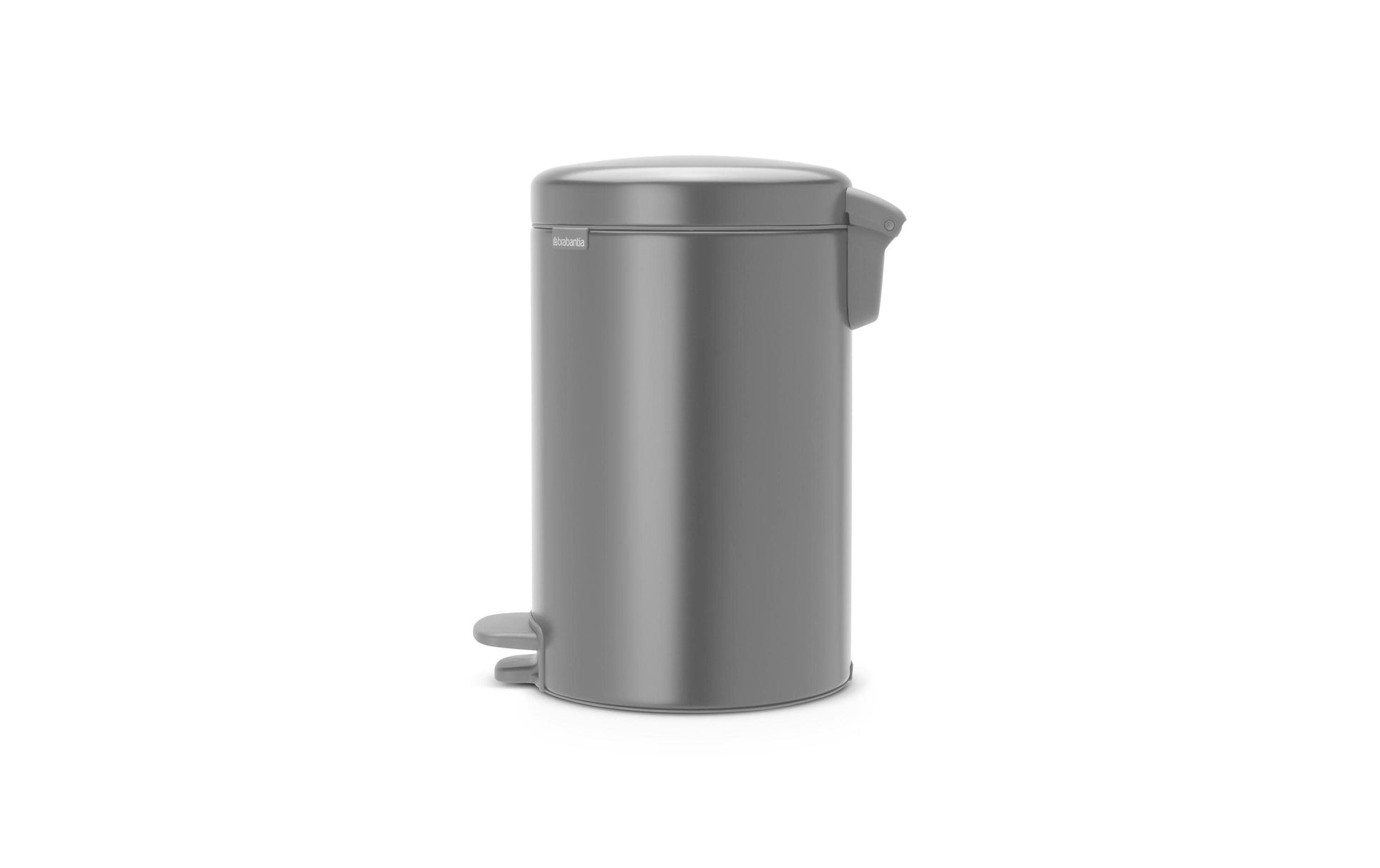 Brabantia NewIcon Papierkorb – 12 l – Edelstahl – Ø 240 × H 400 mm