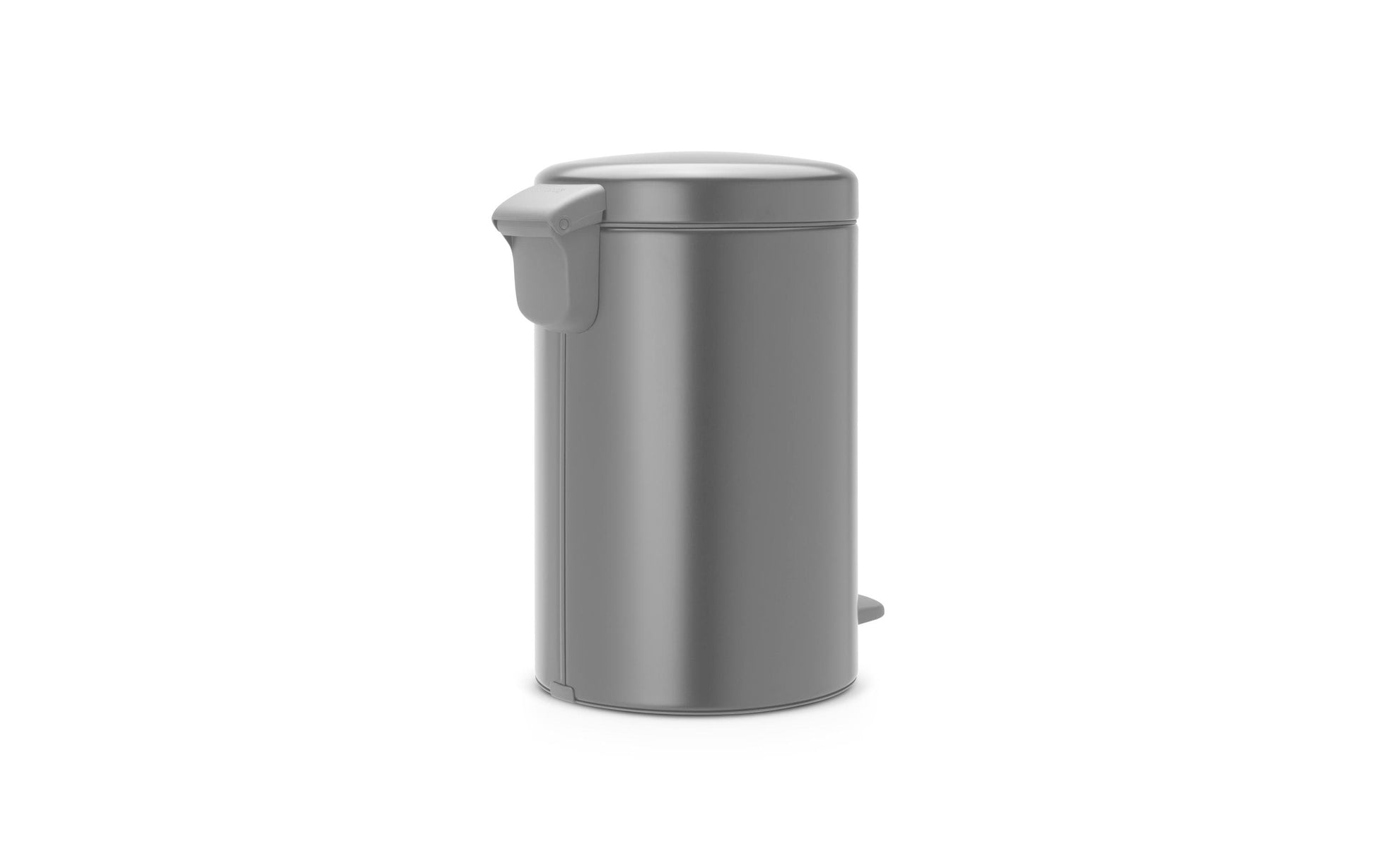 Brabantia NewIcon Papierkorb – 12 l – Edelstahl – Ø 240 × H 400 mm