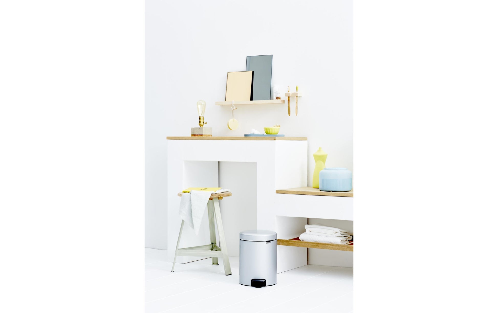 Brabantia newIcon Treteimer – 5 l – Edelstahl, rund – Soft-Close