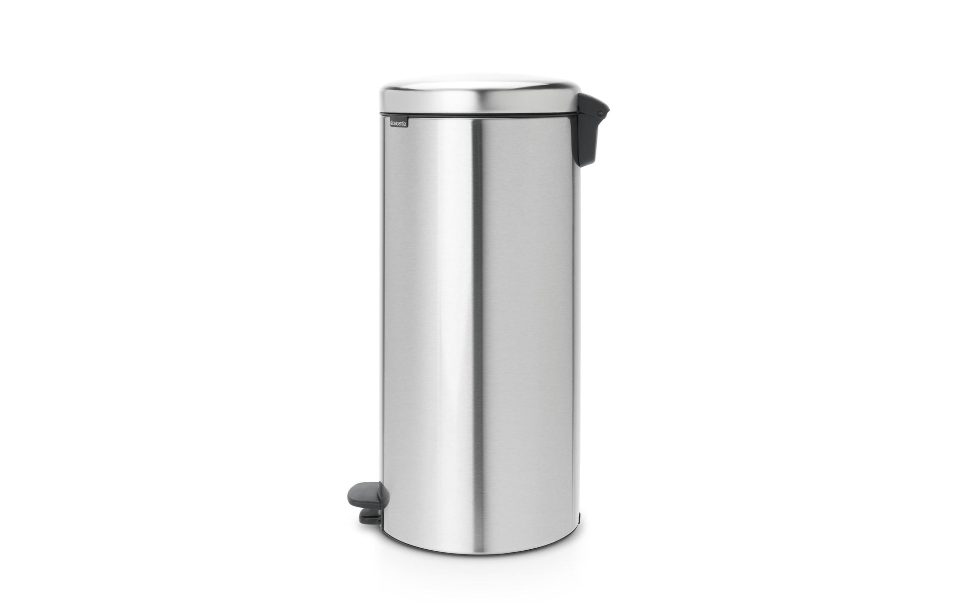 Brabantia NewIcon Treteimer – 30 l – Edelstahl, rund – Anti-Fingerprint, Anti-Rutsch-Basis