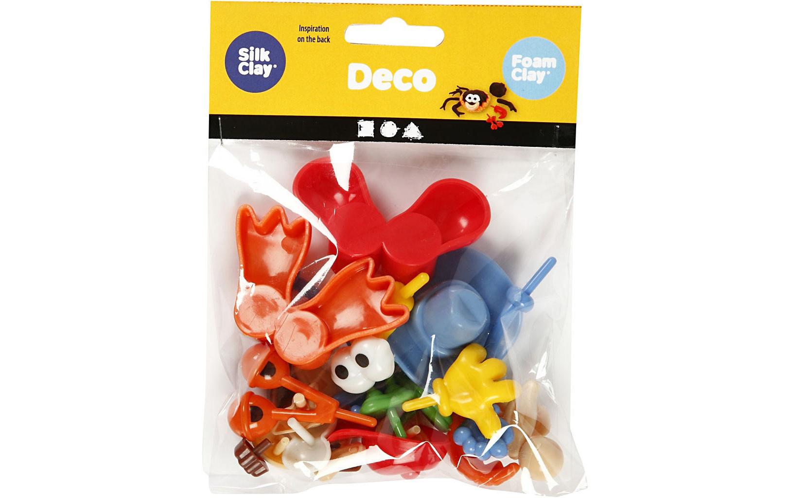 Creativ Company Körperteile von Spielzeugfiguren, Hände, Füsse, Augen, Hüte, Set à 26 Stk, Mehrfarbig