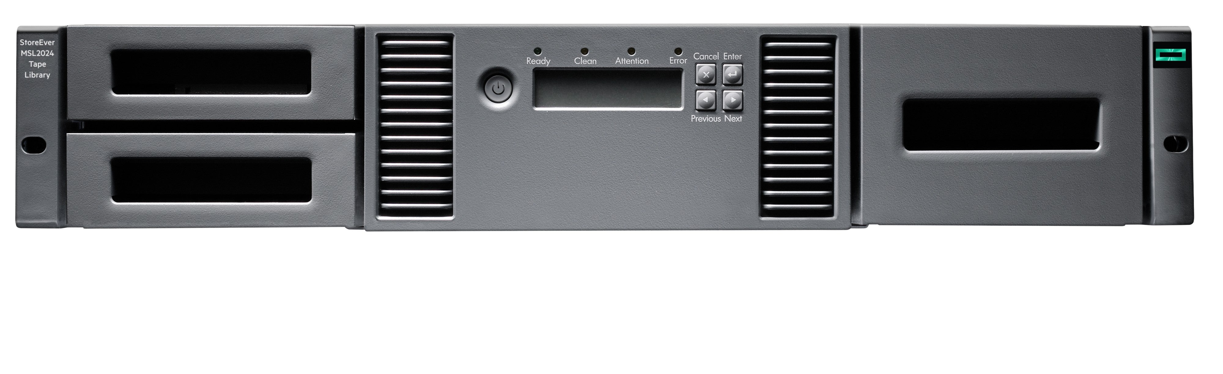 HPE MSL2024 LTO-8 – 2U 24-Bay Speicher-System, FC