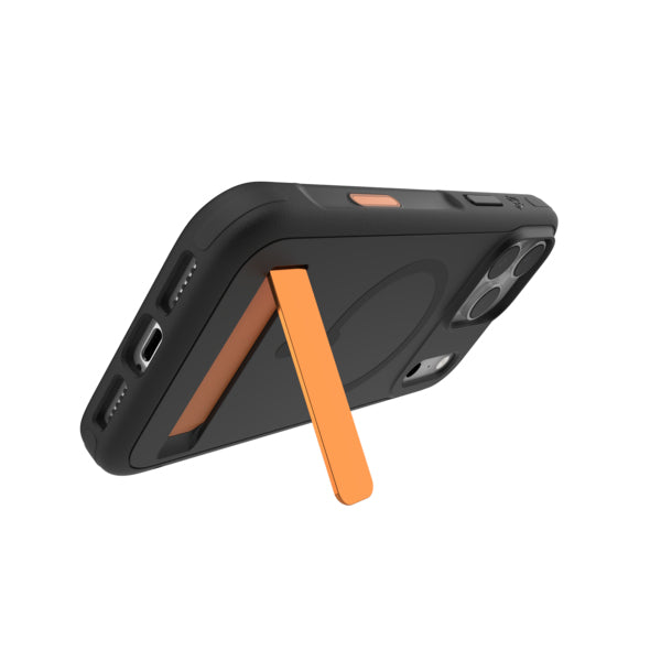 ZAGG Sedona Snap Backcover – für Apple iPhone 17 Pro Max, mit Ständer, Graphen, Schwarz, bis 4 m Sturzsicher