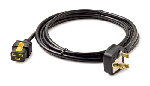 APC Netzkabel, IEC C19 auf BS1363A (UK), verriegelbar, 3 m