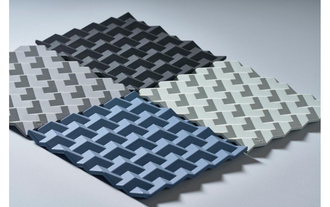 Zone Denmark Teekannen-Untersatz, Silikon, 16 × 14 × 0,9 cm, Blau, für Pfanne