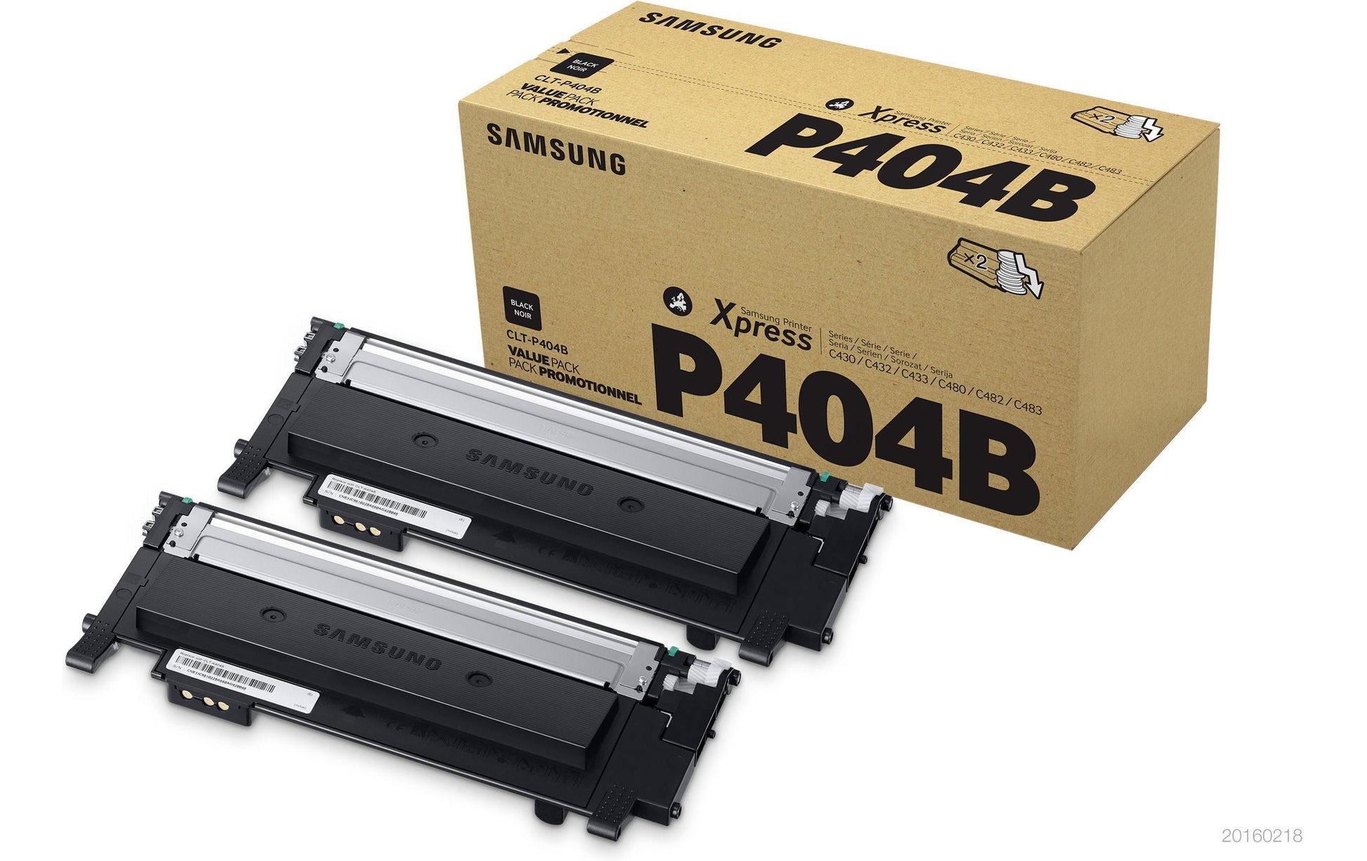 HP Samsung – Toner CLT-P404B – schwarz, 1500 Seiten