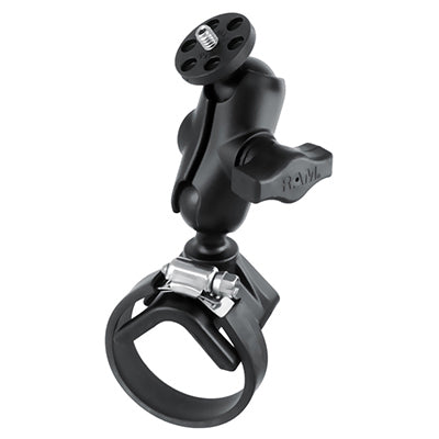 RAM Mounts V Base Clamp Montageschelle – für 1/4-20" Anschluss – Aluminium, Schwarz