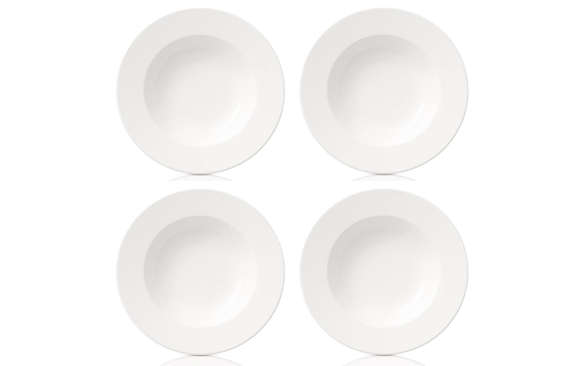 Villeroy & Boch For Me Teller – Porzellan, weiss, rund, 8-teilig
