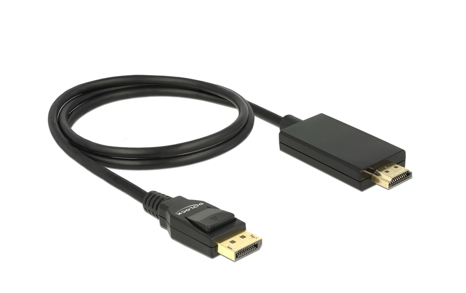 DeLOCK DisplayPort auf HDMI Kabel DP 1.2 4K 30 Hz – 1 m
