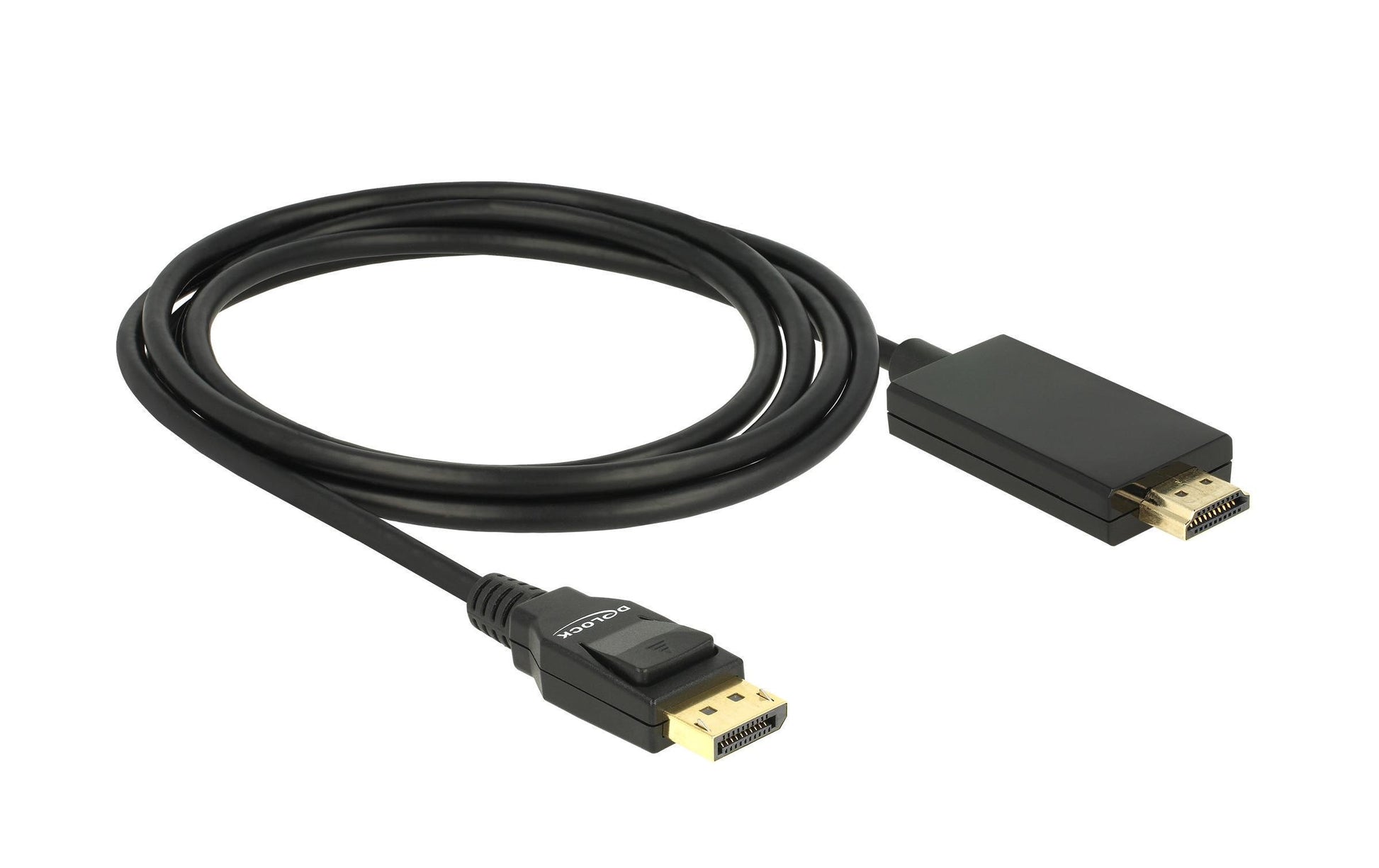 DeLOCK DisplayPort auf HDMI Kabel DP 1.2 4K 60 Hz – 2 m