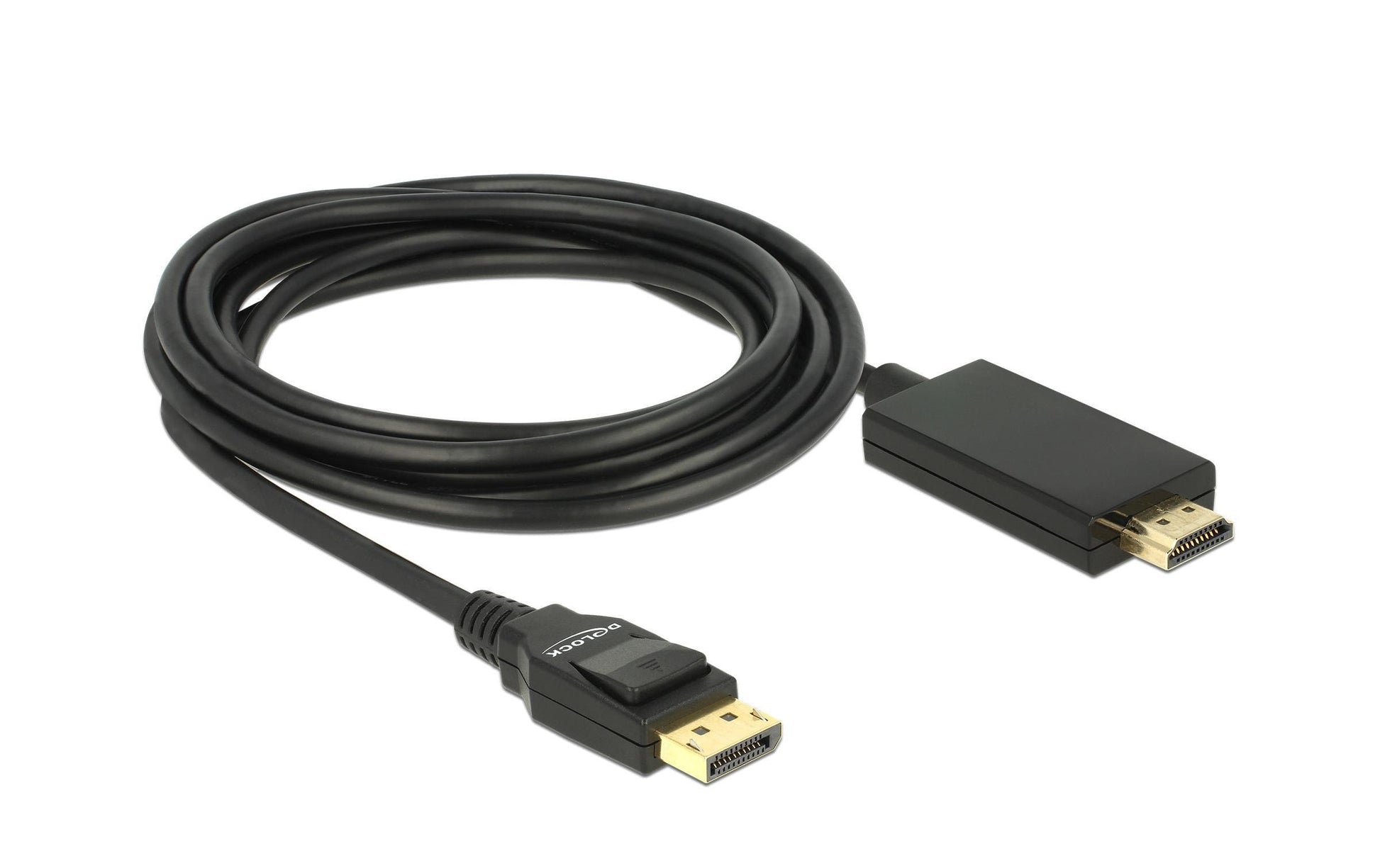 DeLOCK DisplayPort auf HDMI Kabel HDMI 1.3 4K 30 Hz – 3 m