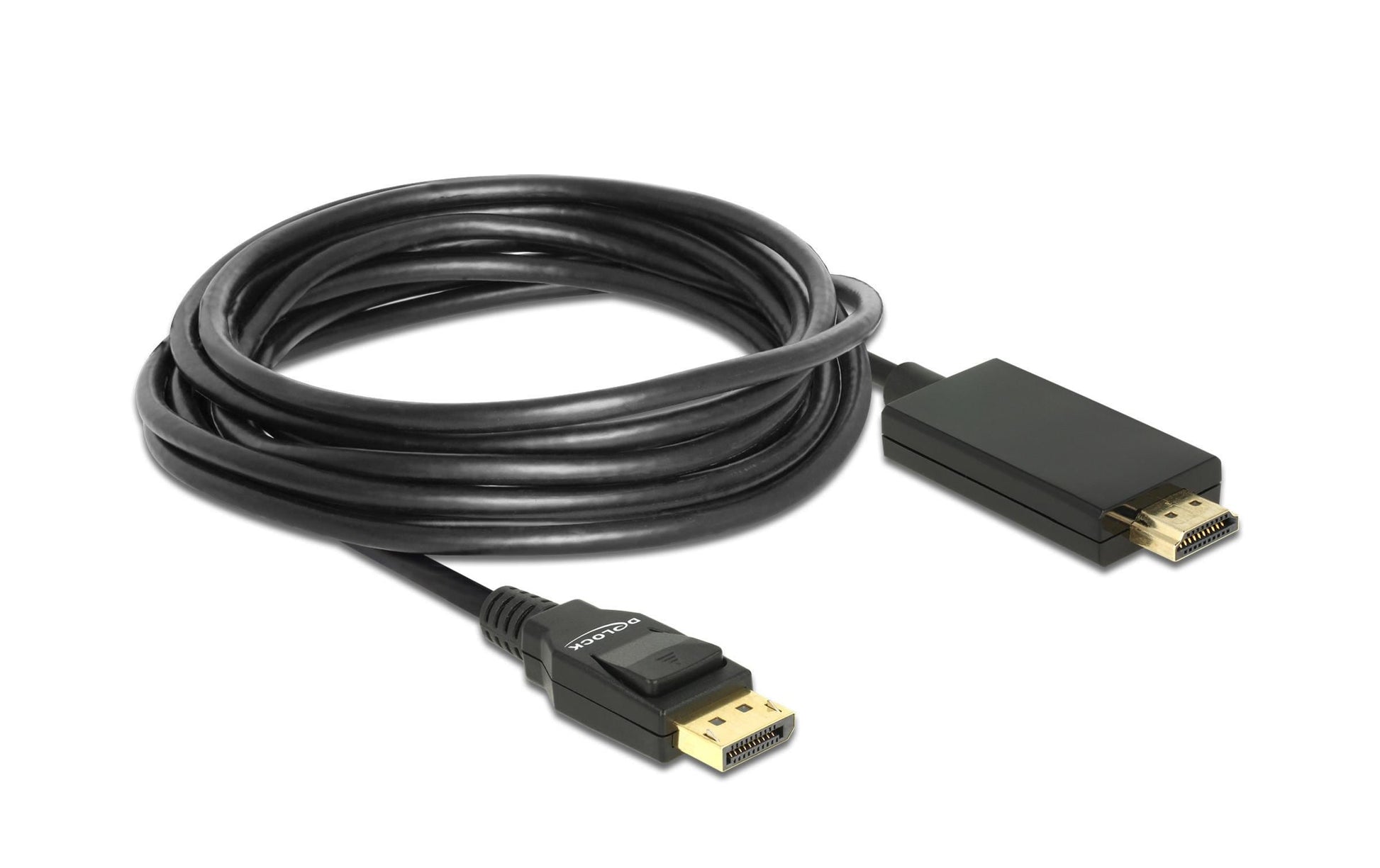 DeLOCK DisplayPort auf HDMI Kabel DP 1.2 4K 30 Hz – 5 m